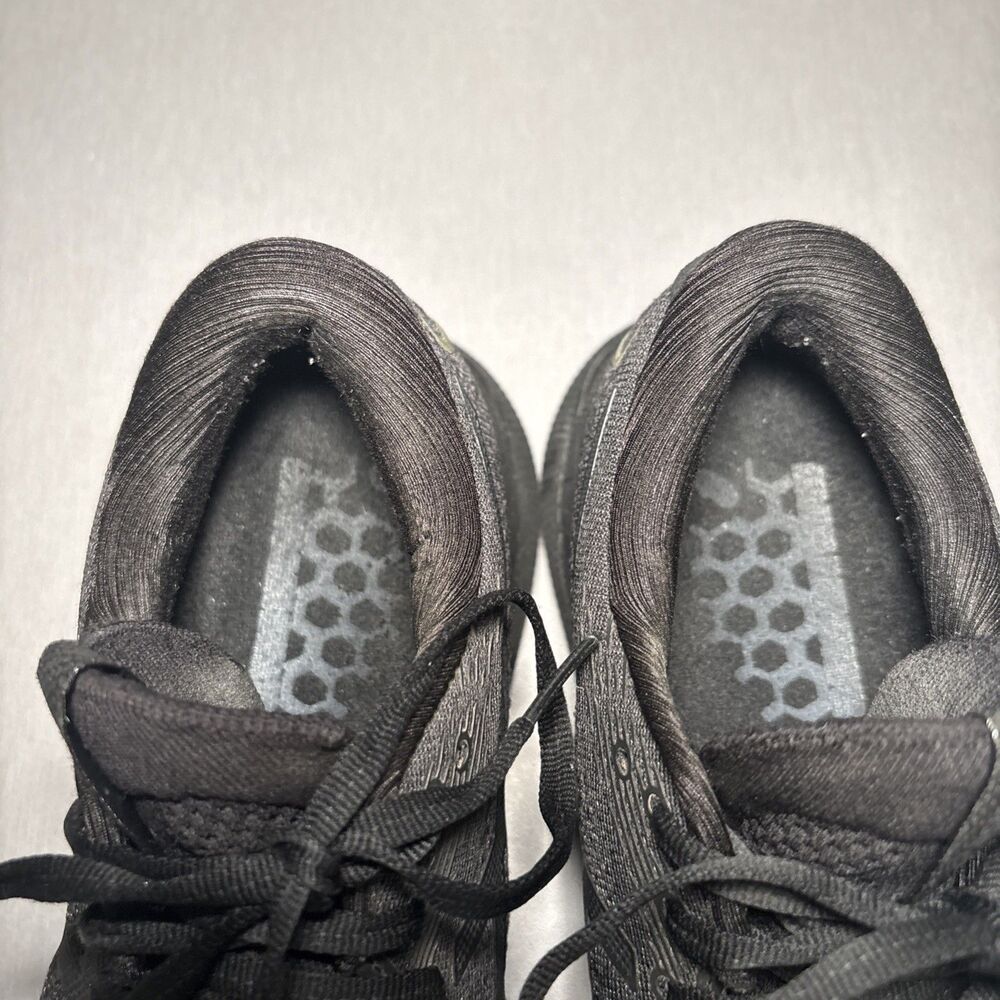 Asics Gel Nimbus 24 Running Shoes Womens Sz 8.5 Triple Black Sneakers Athletic - Picture 12 of 14